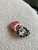 Coral, Ivory, Leopard Mini Scrunchies
