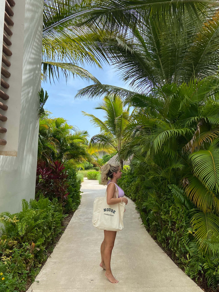 Large Off-White Tote Bag 